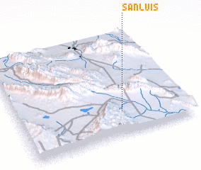 3d view of San Luis