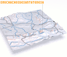 3d view of Los Muchachos de Santa Teresa