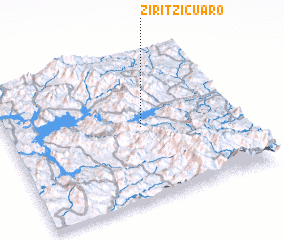 3d view of Ziritzícuaro