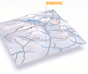 3d view of Anáhuac