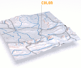 3d view of Colón