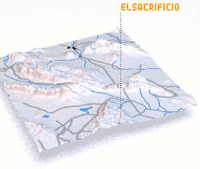 3d view of El Sacrificio