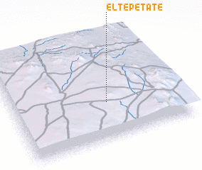 3d view of El Tepetate