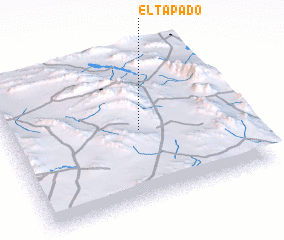 3d view of El Tapado