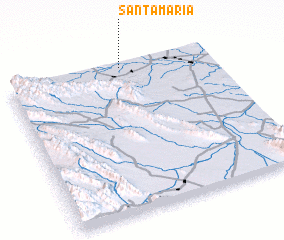 3d view of Santa María