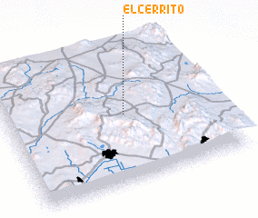 3d view of El Cerrito