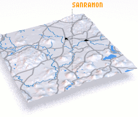 3d view of San Ramón