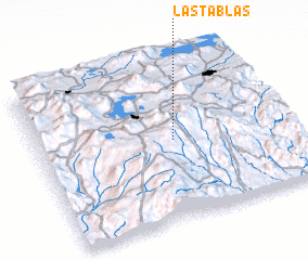 3d view of Las Tablas