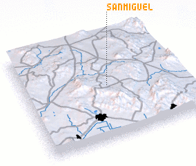 3d view of San Miguel