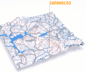 3d view of San Marcos