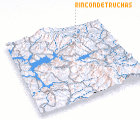 3d view of Rincón de Truchas