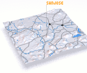 3d view of San José