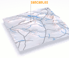 3d view of San Carlos