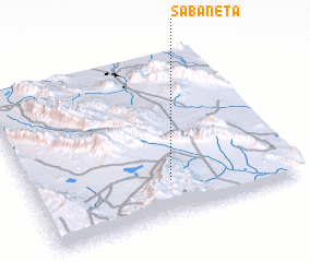 3d view of Sabaneta