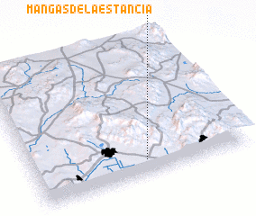 3d view of Mangas de la Estancia