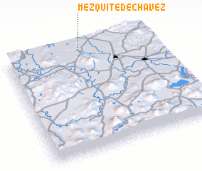 3d view of Mezquite de Chávez