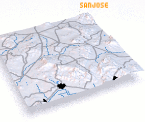 3d view of San José