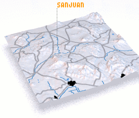 3d view of San Juan