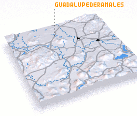 3d view of Guadalupe de Ramales