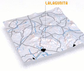 3d view of La Lagunita