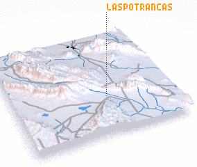 3d view of Las Potrancas