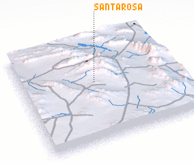 3d view of Santa Rosa