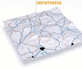 3d view of Santa Teresa