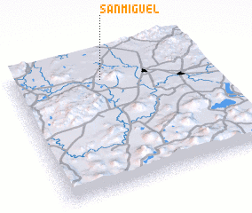 3d view of San Miguel