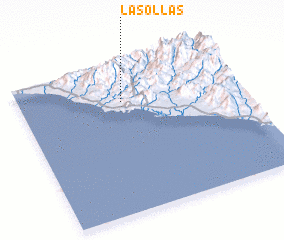 3d view of Las Ollas