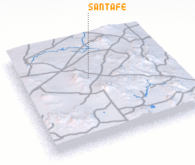 3d view of Santa Fe