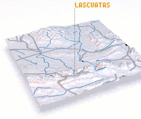 3d view of Las Cuatas