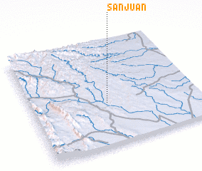 3d view of San Juan