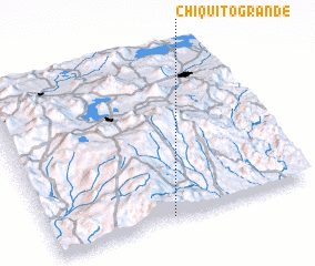 3d view of Chiquito Grande