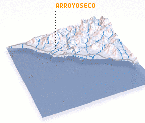 3d view of Arroyo Seco