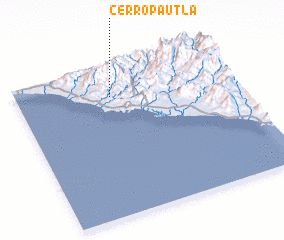 3d view of Cerro Pautla