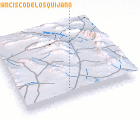 3d view of San Francisco de los Quijano