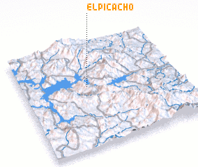 3d view of El Picacho