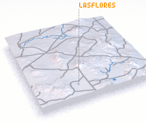 3d view of Las Flores