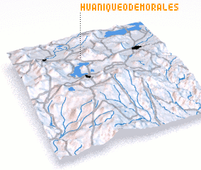 3d view of Huaniqueo de Morales