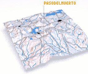 3d view of Paso del Muerto