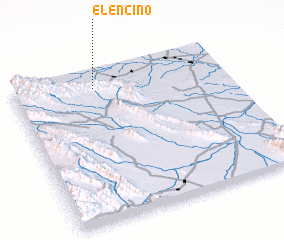 3d view of El Encino