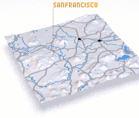 3d view of San Francisco