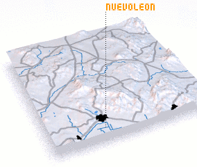 3d view of Nuevo León