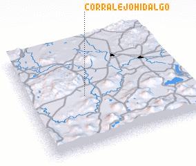 3d view of Corralejo Hidalgo