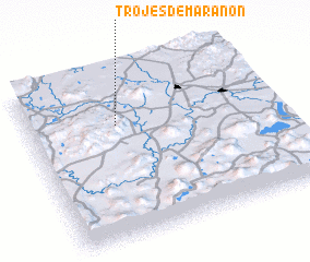 3d view of Trojes de Marañón