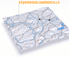 3d view of Esquinas del Garbancillo