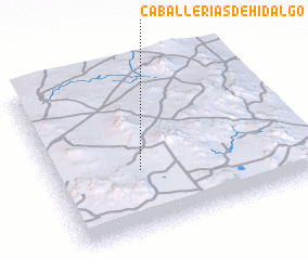 3d view of Caballerias de Hidalgo