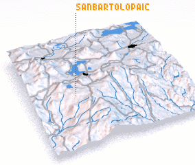 3d view of San Bartolo Paic