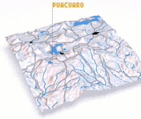 3d view of Puácuaro