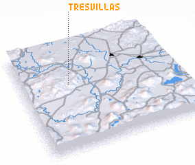 3d view of Tres Villas